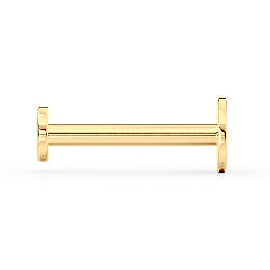 Lila Moon 14k Gold Crescent Moon Labret