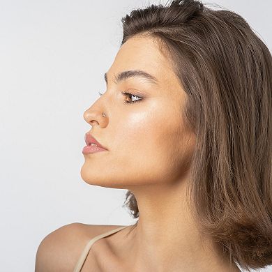 Lila Moon 14k Gold Cubic Zirconia Butterfly Curved Nose Ring