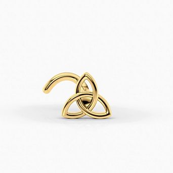 Lila Moon 14k Gold Trinity Curved Nose Ring