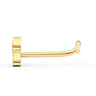 Lila Moon 14k Gold Trinity Curved Nose Ring