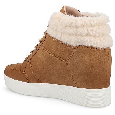 Journee Clarity Women's Comfort Wedge Sneakers
