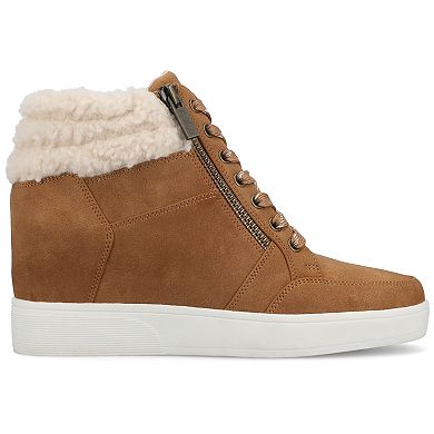 Journee Clarity Women's Comfort Wedge Sneakers