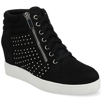 Journee Clarity Women's Comfort Wedge Sneakers