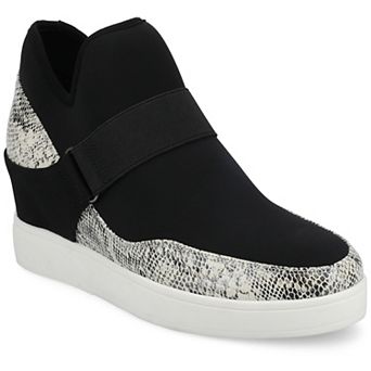 Journee Damari Women's Comfort Wedge Sneakers