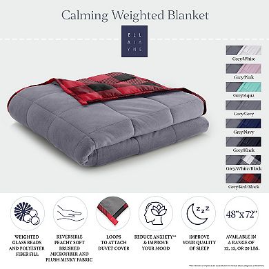 Ella Jayne Reversible Weighted Anti-Anxiety Blanket