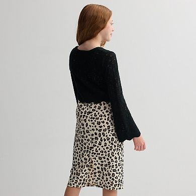 Girls 7-16 Speechless 2-Piece Midi Dress & Sweater Set
