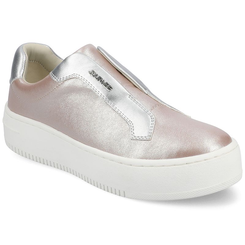 Journee Collection Pheobe Women's Slip-On Sneakers, Size: 6, Blush