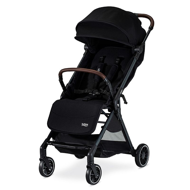 Britax Juniper Compact Lightweight Stroller With One-Hand RapidFold, Raven Black