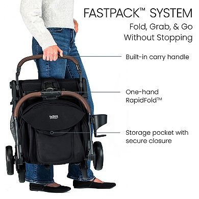 Britax Juniper Compact Lightweight Stroller With One-Hand RapidFold