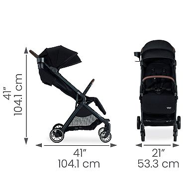 Britax Juniper Compact Lightweight Stroller With One-Hand RapidFold
