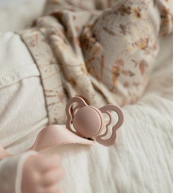 Bibs Couture Neutral 2-Pack Latex Pacifiers 0-6 mo