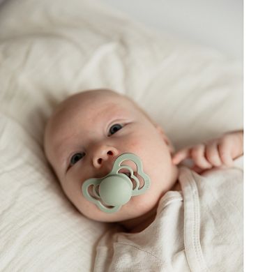 Bibs Couture Neutral 2-Pack Latex Pacifiers 0-6 mo