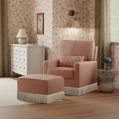 Namesake Pillowback Comfort Swivel Glider