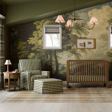 Namesake Crawford Pillowback Swivel Glider