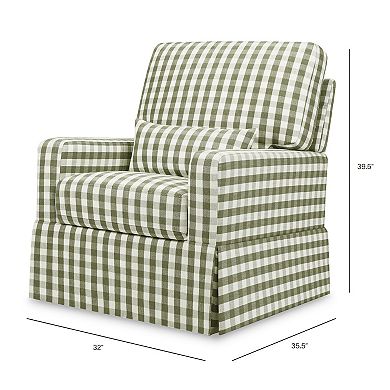 Namesake Crawford Pillowback Swivel Glider