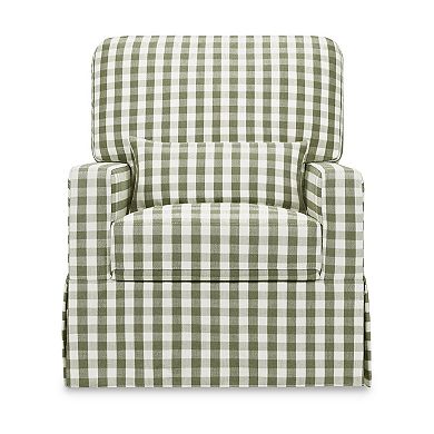 Namesake Crawford Pillowback Swivel Glider