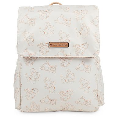 Cudlie Disney’s Winnie the Pooh Diaper Bag Backpack with Changing Pad