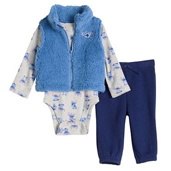 Baby Jumping Beans® Disney's Lilo & Stitch 3 pc Vest, Bodysuit & Joggers Set