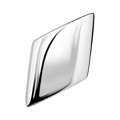 Aleure Precioso High Polished Diamond Shape Post Earrings