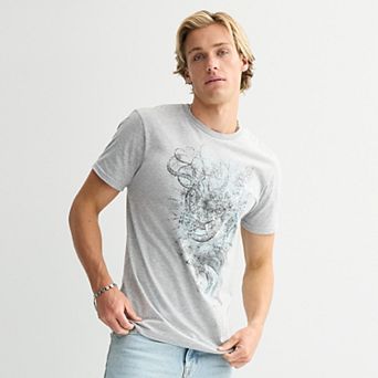 Men's Abstract Octopus Graphic Tee