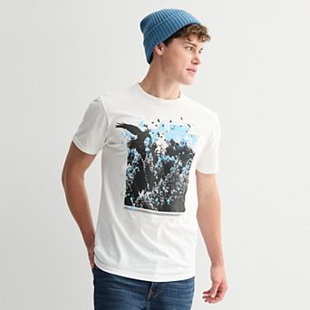 Men's Abstract Forest Scene Tee