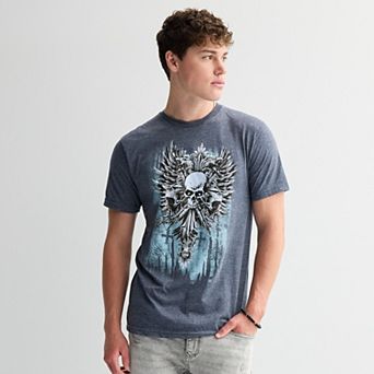 Men's Skull Angel Graphic Tee