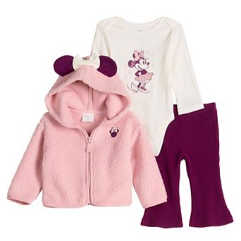 Baby Jumping Beans® Disney's Minnie 3 pc Set with Jacket, Top & Pants