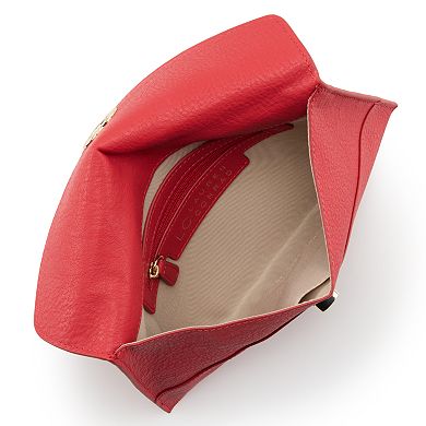 LC Lauren Conrad Dani Heart Envelope Shoulder Bag