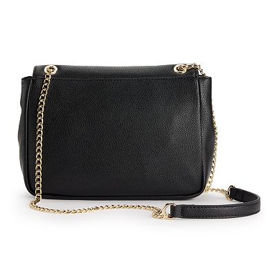 LC Lauren Conrad Leah Soft Flap Crossbody Bag