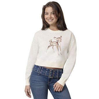 Juniors' madden girl Icon Pullover Crewneck Sweater