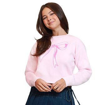 Juniors' madden girl Icon Pullover Crewneck Sweater