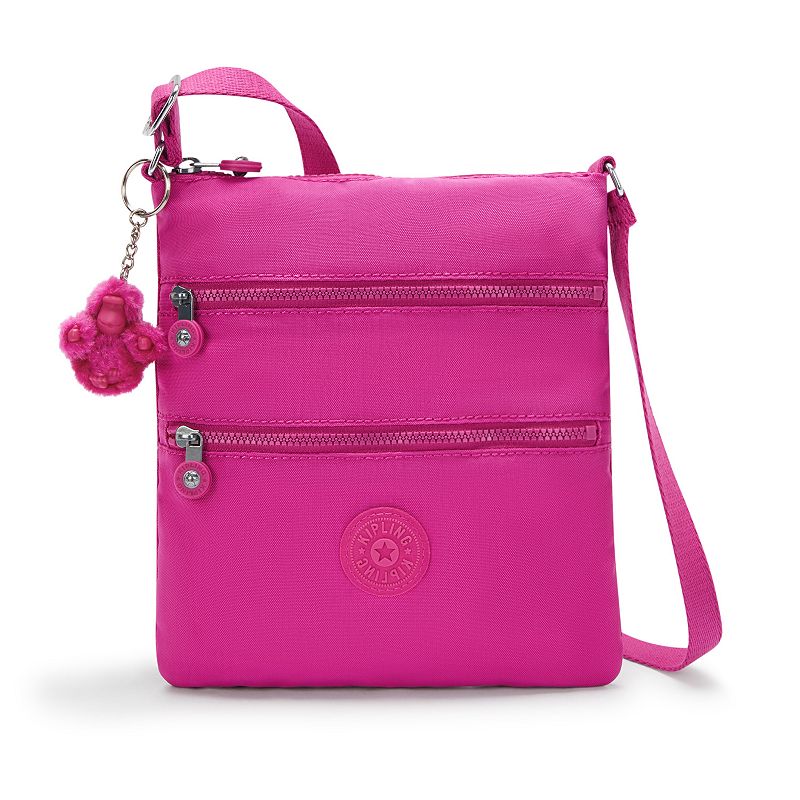Kipling Keiko Mini Crossbody Bag, Glowing Fuschia