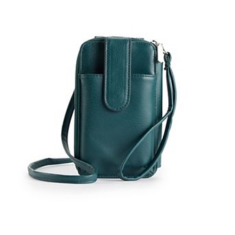 Jacqui Solid Color Wallet on a String