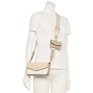 Nine West Peaches Crossbody With Card Case