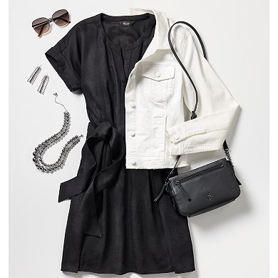 Simply Vera Vera Wang Faux-Leather Crossbody Bag