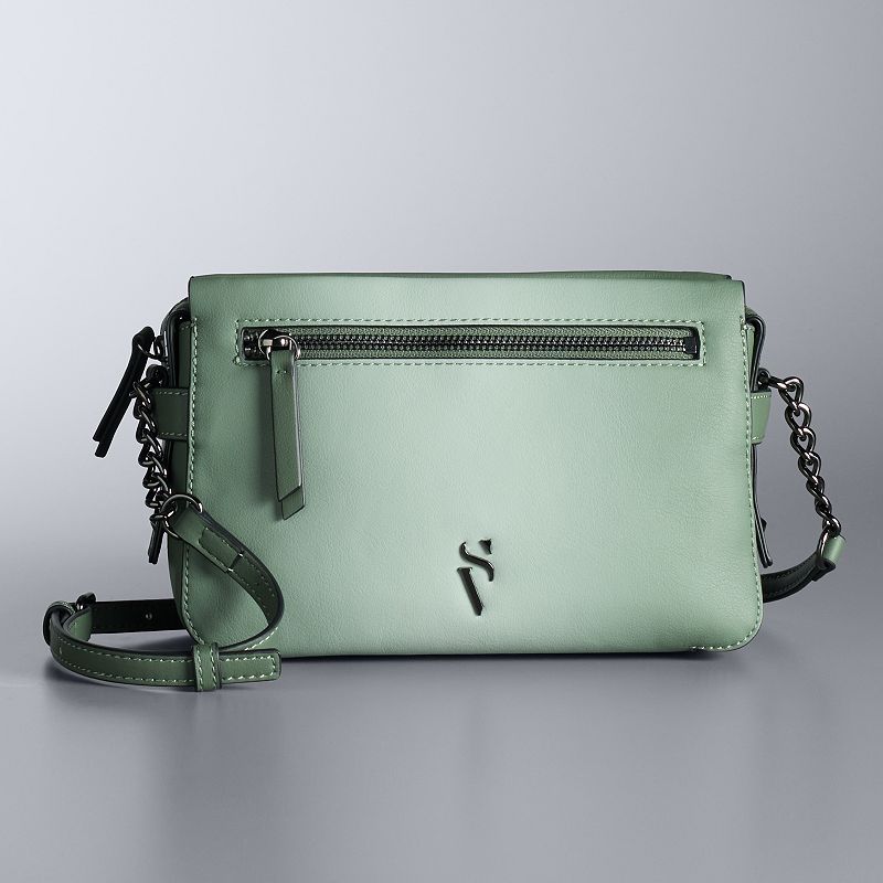 Simply Vera Vera Wang Sintra Crossbody Bag, Green Ether Ombre