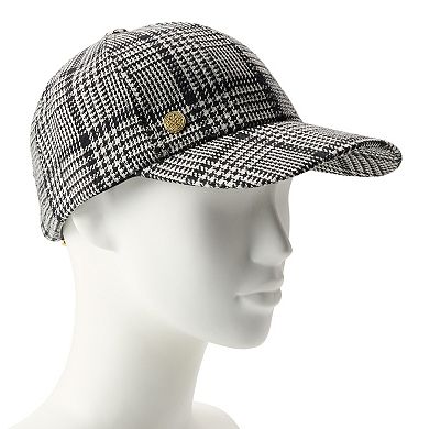 Women's Nine West Glen Plaid Baseball Cap