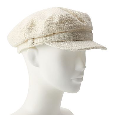 Women's Nine West Boucle Conductor Cap