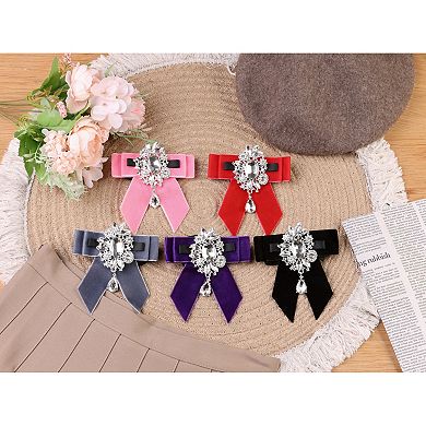 Women's Bow Tie All-match Fashion Performance Adjustable Brooch Neck Tie