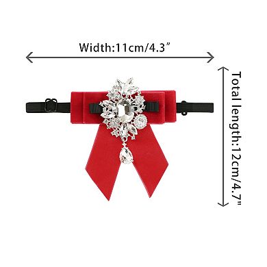 Women's Bow Tie All-match Fashion Performance Adjustable Brooch Neck Tie