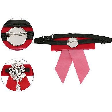 Women's Bow Tie All-match Fashion Performance Adjustable Brooch Neck Tie