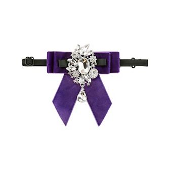 Women's Bow Tie All-match Fashion Performance Adjustable Brooch Neck Tie