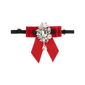 Women's Bow Tie All-match Fashion Performance Adjustable Brooch Neck Tie