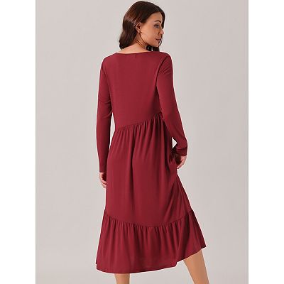 one piece loose dress No one knows Relaxed Wide One-Piece T Dress T-Shirt Dress Women's Wide