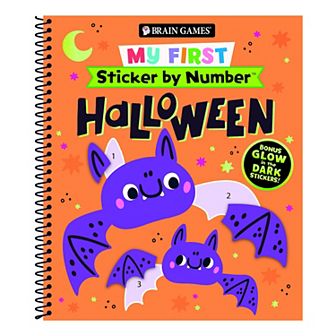 Publications International, Ltd. Brain Games My First Stick By Number: Halloween