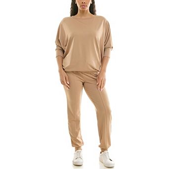 Women's Nina Leonard 2 pc Dolman Tunic & Harem Leg Pant Set