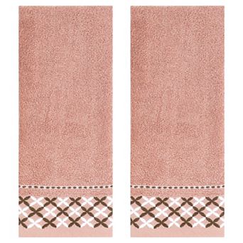 Cute Pattern Decorative Hand Towel Set, Lightweight, Absorbent Bathroom Hand Towels 2 Pack