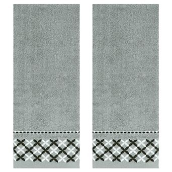 Cute Pattern Decorative Hand Towel Set, Lightweight, Absorbent Bathroom Hand Towels 2 Pack