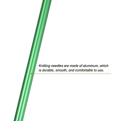 4Pcs Knitting Needles 5.5mm Aluminum Alloy Double Pointed Knitting Needle 7.87" Length Weaving Tool