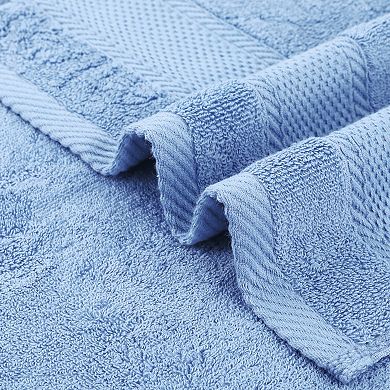 Bathroom Solid Hand Towel Set Cotton Face Towels Soft Absorbent 2 Pack